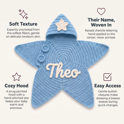 Personalized Crochet Starfish Bodysuit Baby - Custom_yythk (8)